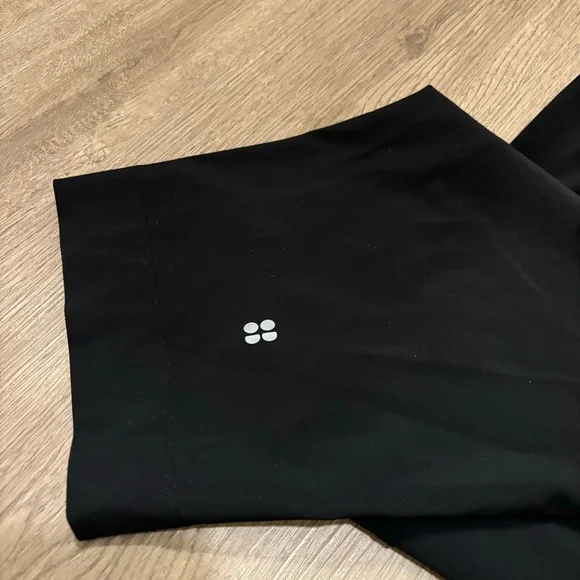 Sweaty Betty Black Explorer Pants Stretch Women's US Size 12 UK Large 25” Inseam - Picture 3 of 4